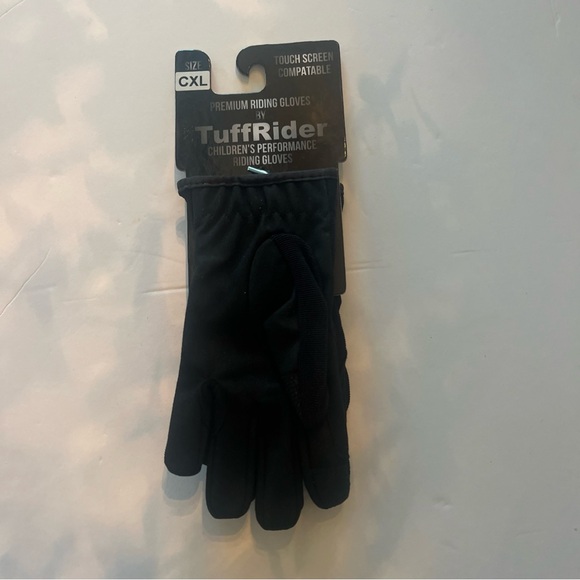 Black Riding Gloves - Picture 2 of 6